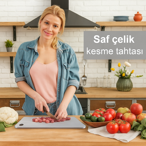 Dimo™ Paslanmaz Çelik Tahta - Dayanıklı ve Şık!